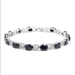 🆕 Black and White Diamond CZ Tennis Bracelet